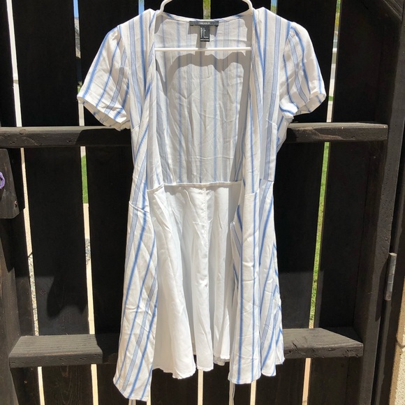 Forever 21 striped wrap dress - Picture 4 of 5